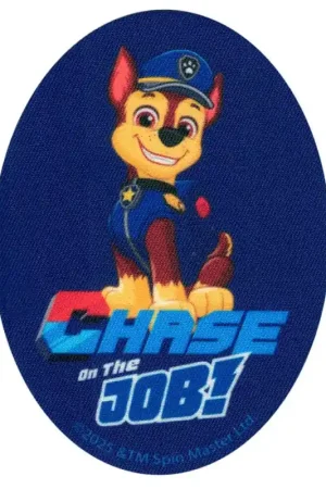 Scelto Dai Clienti Patch Termoadesiva Ovale Paw Patrol Chase - On the Job
