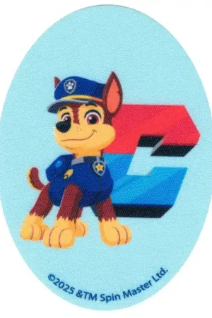Patch Termoadesiva Ovale Paw Patrol Chase Lettera C Professionale