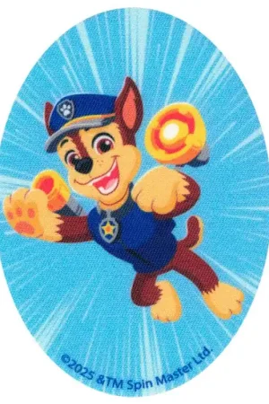 Ordina Subito Patch Termoadesiva Ovale Paw Patrol Chase in Volo
