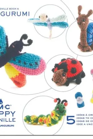 Libro - 5 idee per lavorare all'uncinetto Happy Chenille Book 5 - DMC Scelto Dai Clienti