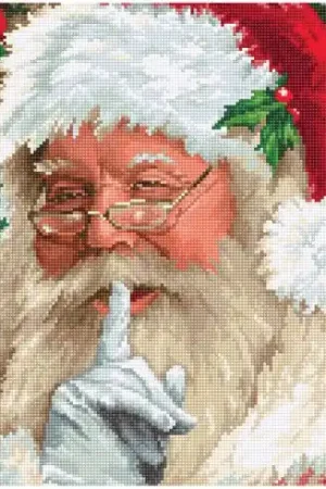 kit ricamo a punto croce - santa - Luca-S Pagamento Sicuro