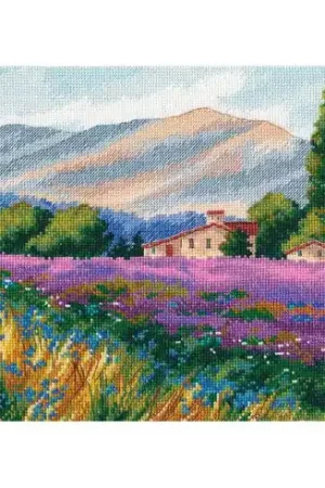 kit ricamo a punto croce - L'anima della Provenza - Oven A Buon Prezzo