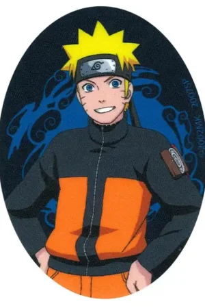 Promo Stagionale Patch Termoadesiva Ovale Naruto Shippuden Sorridente