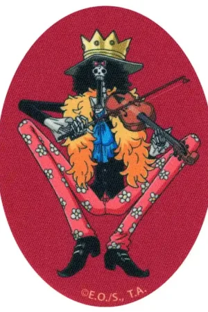 Toppa Termoadesiva Ovale One Piece- Brook Musicista Quantità Limitata