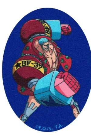 Offerta Lampo Toppa Termoadesiva Ovale One Piece -Franky Cyborg