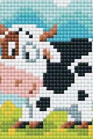 Kit ricamo diamante - Mucca nel prato - Riolis Prezzo Conveniente