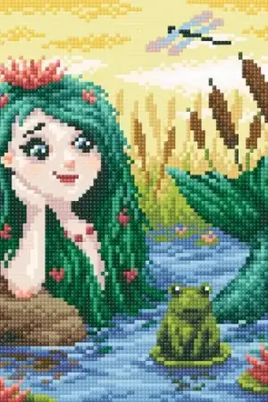 Bestseller Kit ricamo diamante - Sirena - Collection d'Art