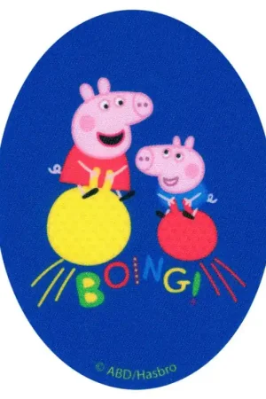 Patch Termoadesiva Ovale Peppa Pig e George Boing! Ordina Subito