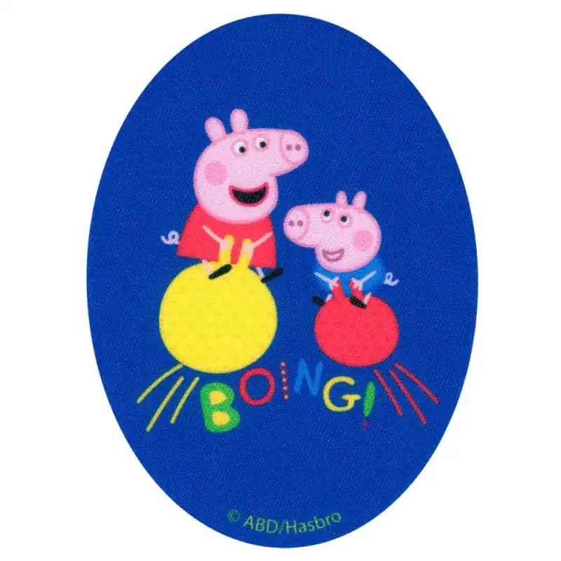 Patch Termoadesiva Ovale Peppa Pig e George Boing! Ordina Subito