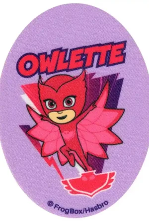 Vendita Finale Patch Termoadesiva Ovale PJ Masks Owlette in Volo