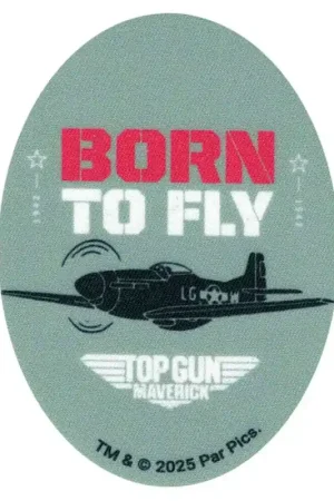Patch Termoadesiva Ovale Top Gun Born to Fly Miglior Prezzo