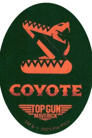 Patch Termoadesiva Ovale Top Gun Coyote Spedizione Espresso