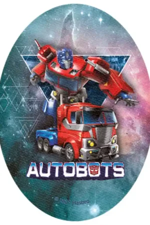 Promozione Esclusiva Patch Termoadesiva Ovale Transformers Optimus Prime Autobots