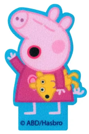 Nuovo Arrivo Patch Termoadesiva Peppa Pig con Orsacchiotto