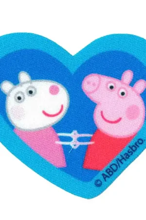 Patch Termoadesiva Peppa Pig e Suzy Sheep - Cuore Prezzo Conveniente