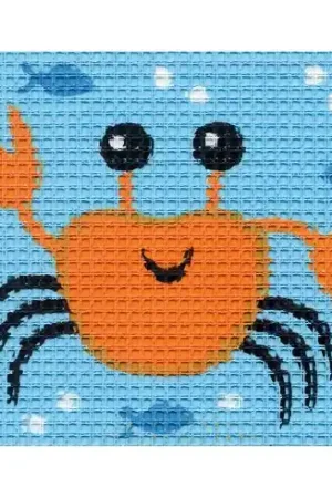 Bestseller Kit di tela per bambini - Granchio - Vervaco