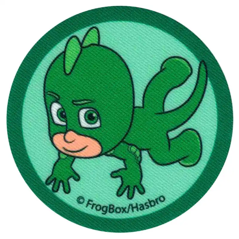 Toppa Termoadesiva PJ Masks Geco Verde in Movimento Direttamente Dal Produttore