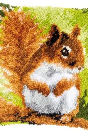 Sconto kit cuscini punto smirne - Scoiattolo - Vervaco