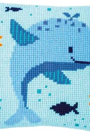 Kit cuscino fori grossi - Piacere della balena - Vervaco Vendita Finale