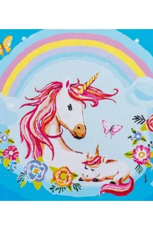 Promozione Esclusiva Kit di pittura per numero - Madre e bambino unicorno - Vervaco
