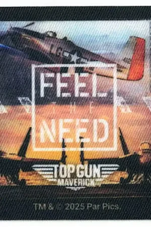 Prezzo Conveniente Toppa Termoadesiva Top Gun Feel the Need