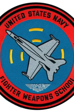 A Buon Prezzo Toppa Termoadesiva Top Gun United States Navy Fighter Weapons School