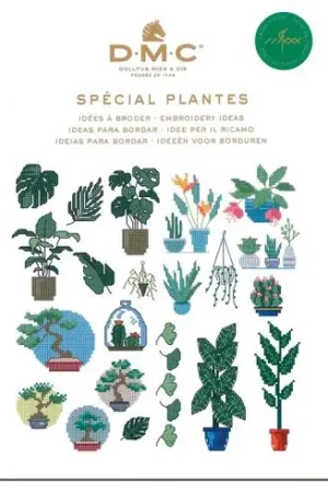 Libro diagrammi - Idee per ricamare piante - DMC Nuova Collezione
