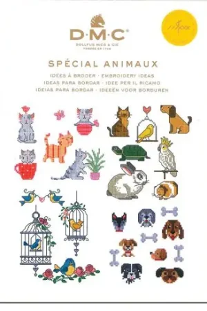 Spedizione Gratuita Libro diagrammi - Idee speciali per il ricamo di animali - DMC