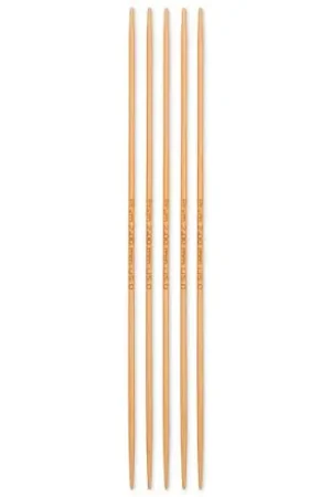 Nuovo Arrivo ferri a doppia punta - Set di 5 aghi a doppia punta di bambù per lavorare a maglia - 15 cm - Prym
