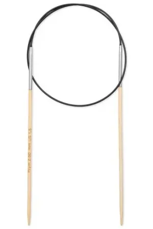 Solo Oggi Aghi circolari per maglieria - Aghi circolari per lavorare a maglia Bamboo - 60 cm - Prym