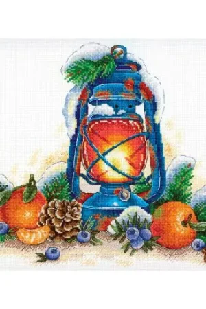 Non Perdere kit ricamo a punto croce - Lanterna - MP Studia