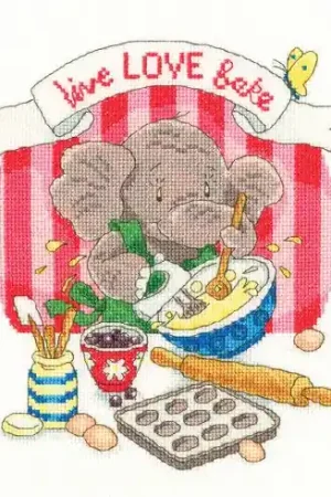 kit ricamo a punto croce - Muffin - Bothy Threads Quantità Limitata