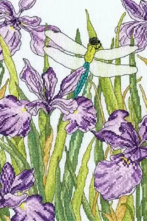kit ricamo a punto croce - Giardino dell'Iris - Bothy Threads Promozione