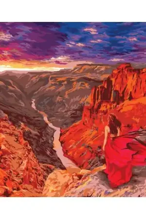 Kit di pittura per numero - Guardare verso l'infinito - Wizardi Compra Oggi Stesso