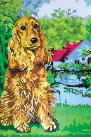 Offerta Speciale Canovaccio antico - Cocker - Gobelin. L