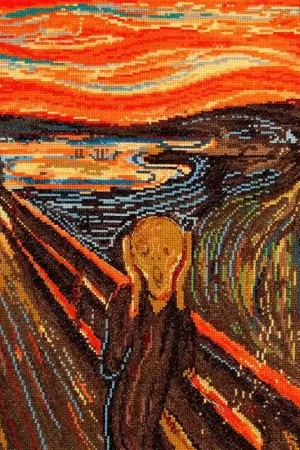 Offerta Del Giorno Kit Punto Croce - L'Urlo di Edvard Munch - DMC