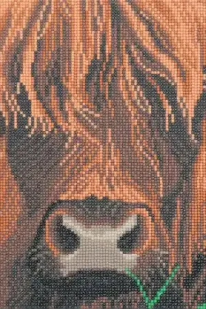 Kit ricamo diamante su telaio - Mucca di montagna - Crystal Art D.I.Y Nuovo Arrivo