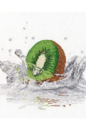 Occasione Imperdibile kit ricamo a punto croce - kiwi - Oven