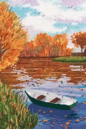 Prezzo Conveniente kit ricamo a punto croce - Soffio di autunno - Oven
