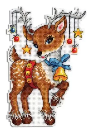 Kit di ornamenti da ricamare - Renna di Natale - MP Studia Scelto Dai Clienti