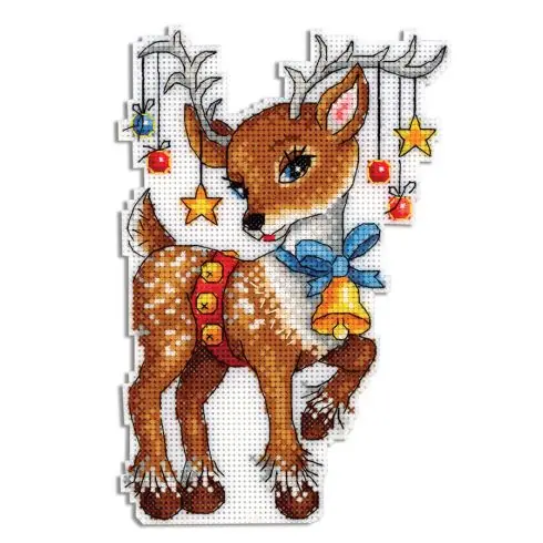 Kit di ornamenti da ricamare - Renna di Natale - MP Studia Scelto Dai Clienti