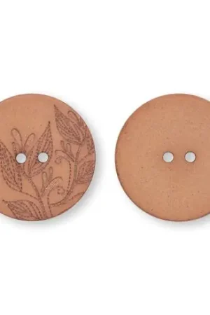 Must-Have Bottoni a 2 fori - 2 bottoni a forma di fiore - 27 mm - Prym