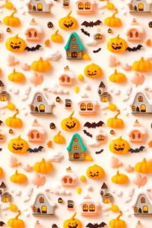 Tessuto in Cotone - Halloween - Casette Prezzo Basso