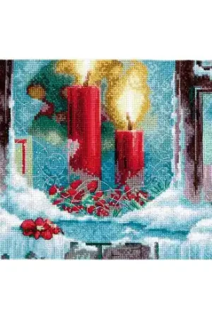 Miglior Prezzo kit ricamo a punto croce - Il calore del Natale - Charivna Mit