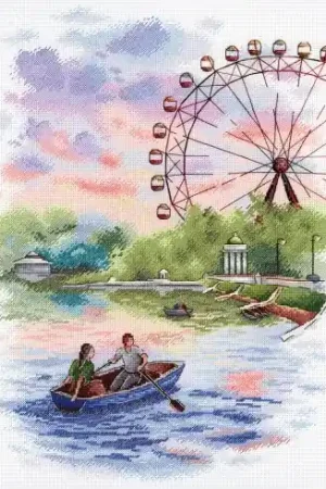 kit ricamo a punto croce - Nel parco - MP Studia Solo Oggi