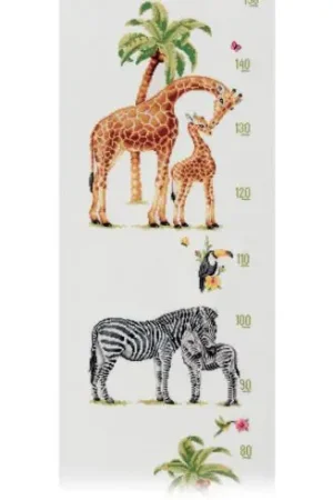 Offerta Speciale Kit di metri crescita da ricamo - Cuscino da ricamare safari - Dutch Stitch Brothers