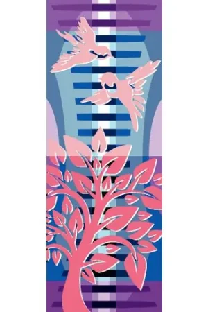 Canovaccio antico - Natura rosa - Luc Créations Sconto