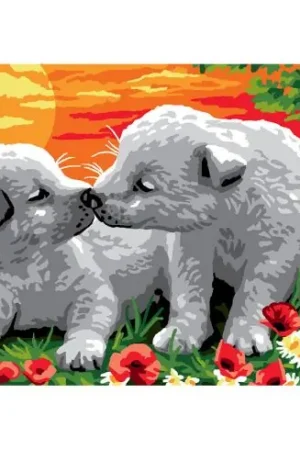 Occasione Imperdibile Canovaccio antico - Un bacio - Luc Créations