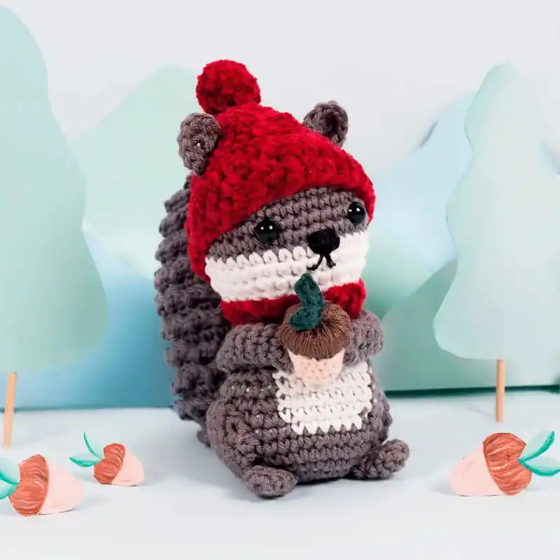 Kit Amigurumi Scoiattolo Goloso - DMC Vendita Finale