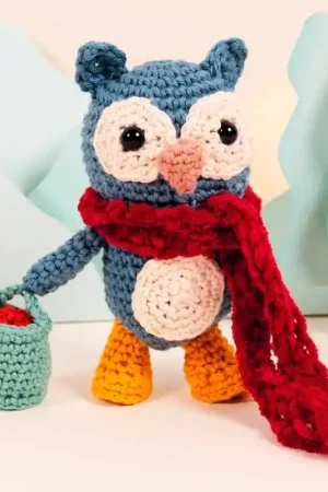 Popolare Kit Amigurumi " Il Gufo in Giardino" - DMC